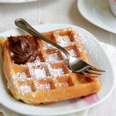 Butter the iron in between batches as needed. Simple Waffle Recipe — Easy Homemade Waffles — Eatwell101