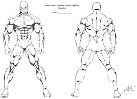 Basic Character Template By Gwdill On Deviantart Character Template