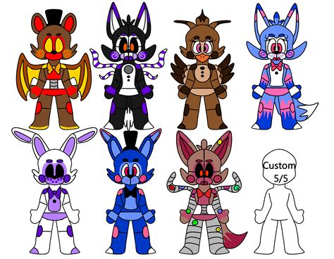 Fnaf Ship Adopts 4 Closed By Ch0colatefoxx On Deviantart