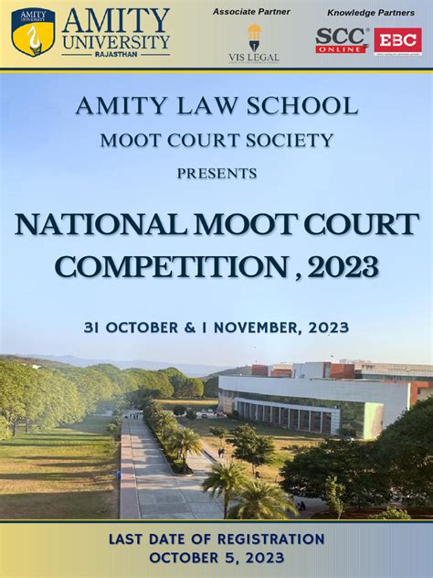 Amity National Moot Court Competition 2023 Pdf