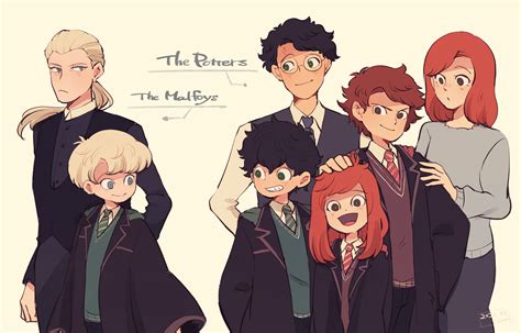 Harry Potter Draco Malfoy Ginny Weasley Scorpius Malfoy Albus