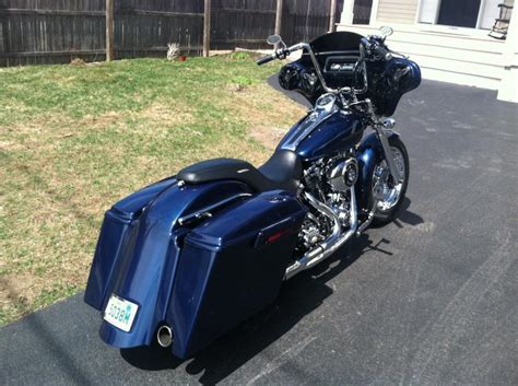 Now it's been a year or so and while it's a beautiful bike and gets attention everywhere it goes it's time has come to find a new owner. Softail stretched bagger exhuast question? - Harley ...