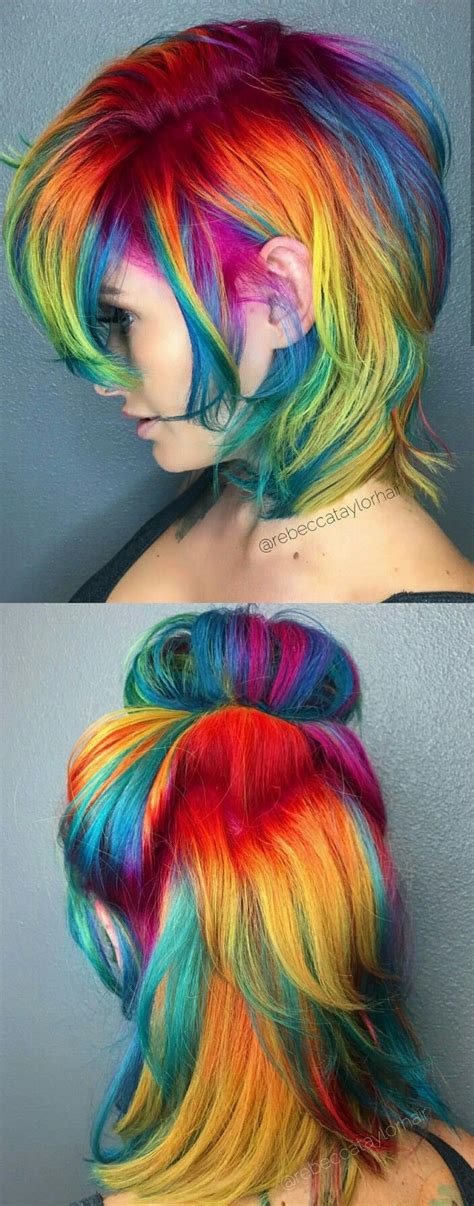 The 25 Best Short Dyed Hair Ideas On Pinterest Dyed