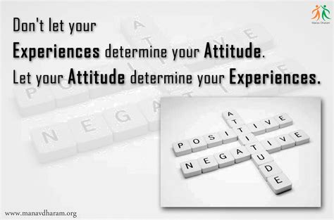 Dont Let Your Experiences Determine Your Attitudelet Your Attitude