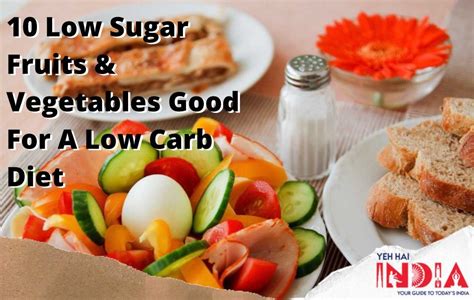 10 Best Low Sugar Fruits And Vegetables Good For A Low Carb Diet