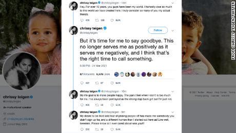 Chrissy has since made her twitter account private. Chrissy Teigen deletes Twitter account | Latest News