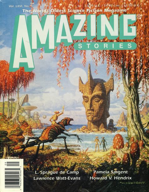 Amazing Stories 1992 magazine L.Sprague de Camp, Pamela Sargent ...