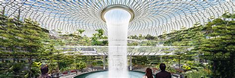 Singapore changi airport is already the best airport in the world. Jewel Changi Airport waterfall by WET « Inhabitat - Green ...