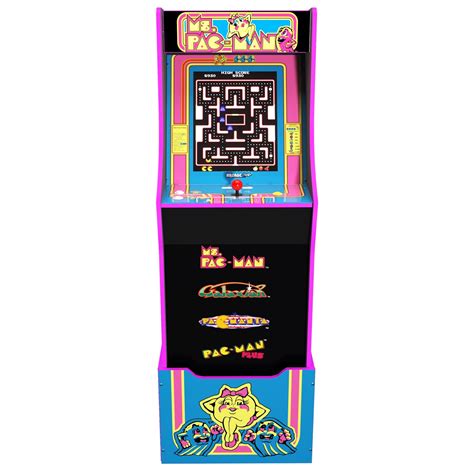 Arcade cabinet video game art arcade marquee ms. Ms. Pac-Man Arcade1UP Arcade Cabinet - IGN