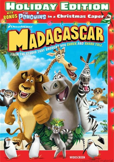 Madagascar Holiday Edition Widescreen Dvd 2005 Dvd