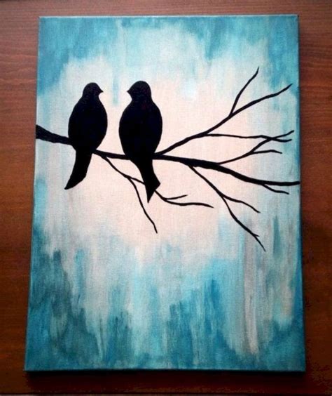 55 Easy Diy Canvas Painting Ideas To Decorate Your Home 40 Canvas