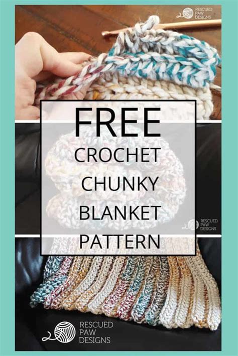 Chunky Crochet Blanket Pattern Easy Super Chunky Crochet