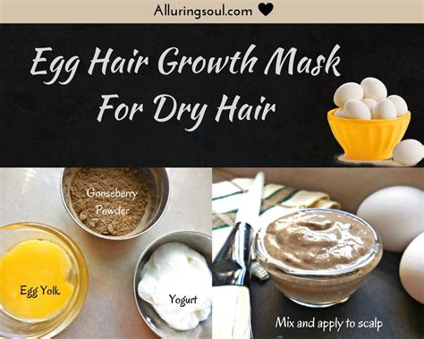 5 Egg Mask For Hair Growth And Deep Condition Alluring Soul Hair