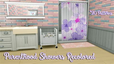 Calisimgirl Parenthood Shower Recolored Sims 4 Custom Content