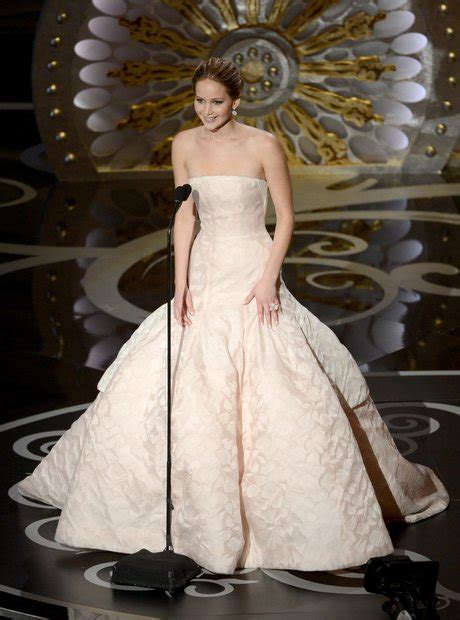 Jennifer Lawrence At The Oscars Oscars 2013 The Ceremony And The