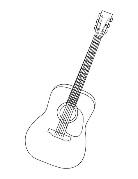 Pin by April Ordoyne on Guitars & other instruments | Coloring pages