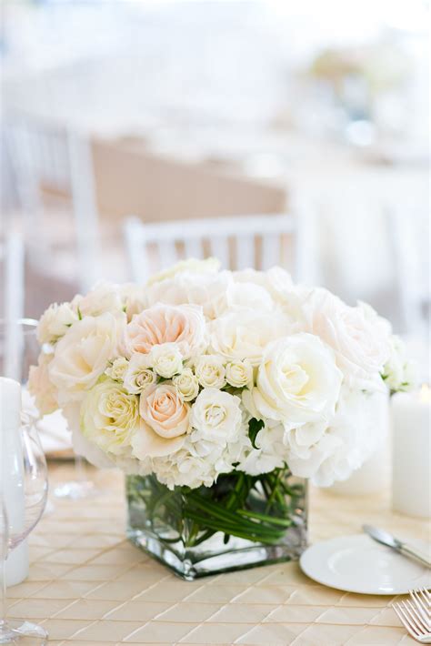 boston wedding at the four seasons flower centerpieces wedding white flower centerpieces