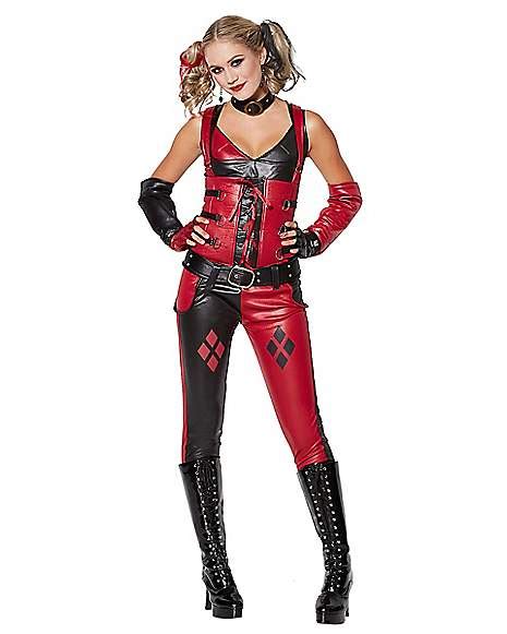 Adult Arkham Harley Quinn Costume Dc Comics