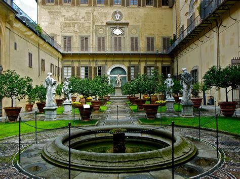 Lemon Trees In The Garden Of The Palazzo Medici Riccardi Florence