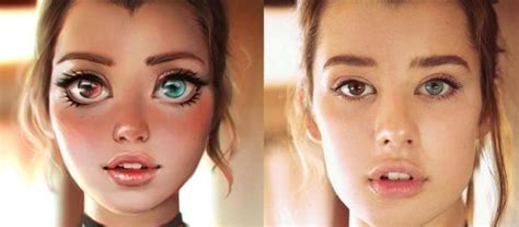 Artista Transforma Fotos De Mulheres Em Desenhos Com Tra Os Reais Incr Veis