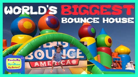 Worlds Biggest Bounce House Bounce House Challenge Youtube