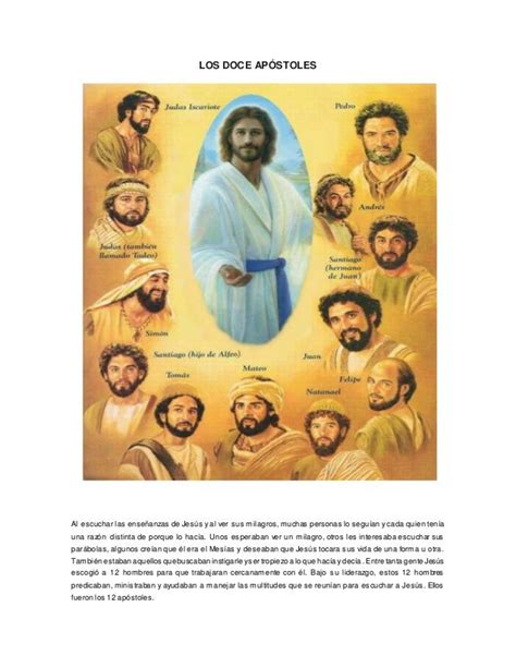 Biografia De Los 12 Apostoles
