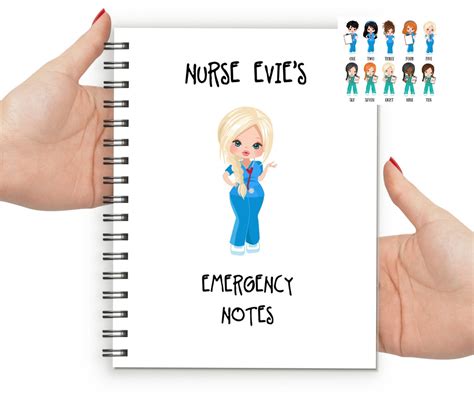Nurse Notebook Nurse Notes Nurse Note Pad Personalised Etsy Uk