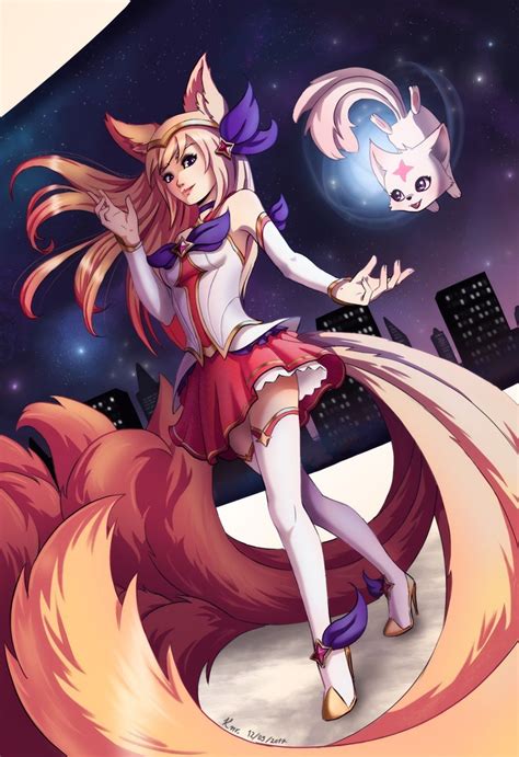 Star Guardian Ahri Wallpapers And Fan Arts League Of Legends Lol Stats