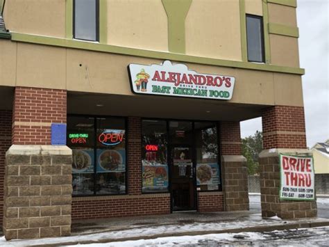 Mexican restaurants american restaurants take out restaurants. Reviewing the west side Alejandro's Fast Mexican Food ...