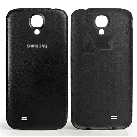 Genuine Samsung Galaxy S4 Faux Leather Black Edition Battery Back Cover