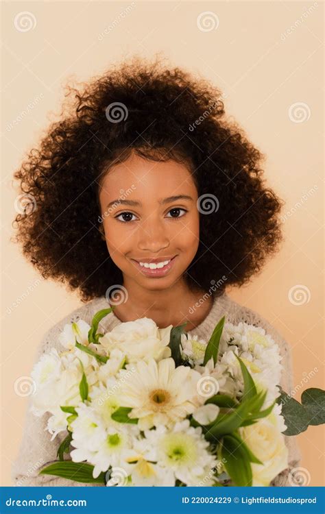 Portrait Of Smiling African American Preteen Stock Image Image Of