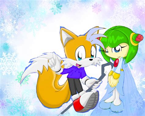 Tails And Cosmos Frosted Romance By Fiddlerchipmunk On Deviantart