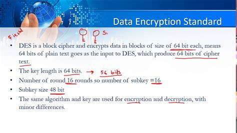 Des 3des Data Encryption Standard Explanation With Example Youtube