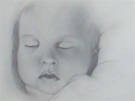 Discover pencil drawing secrets along with tips on how to draw a dog using a photograph as your what follows is a description of how i created a pencil drawing portrait of a dog called bazzle. Baby asleep | Baby sleeping,Pencil drawing by Wendilove ...