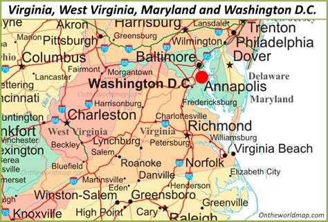 30 Washington Dc Map In Usa Maps Online For You