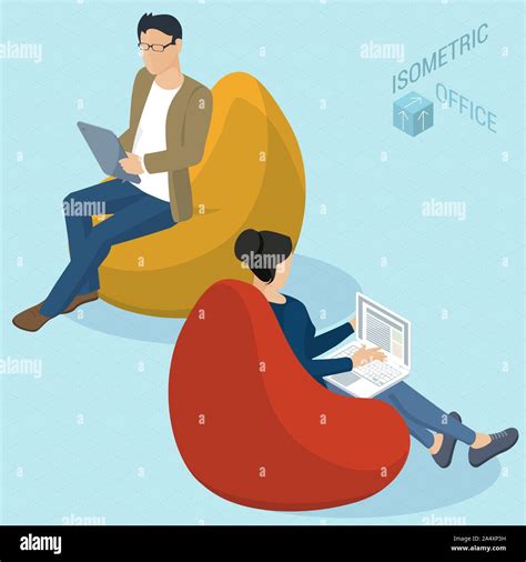 Bean Bag Chairs Stock Vector Images Alamy