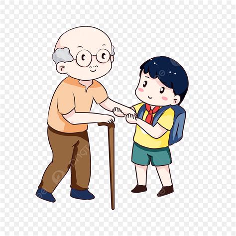 Showing Respect To Elders Clipart