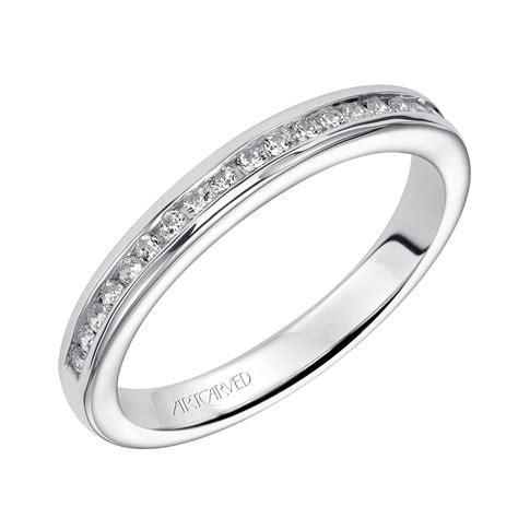 Choose from hundreds of exclusive designs, with options for every style and budget. ArtCarved Diamond Wedding Band 14K - 31-V221W-L | Ben ...