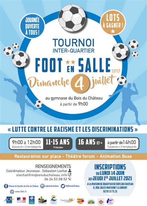 Diffuseur de la compétition en france depuis 2014, le groupe en détient les droits de retransmission jusqu'en 2023. Tournoi de foot en salle inter-quartiers 2021 - Le Kiosque