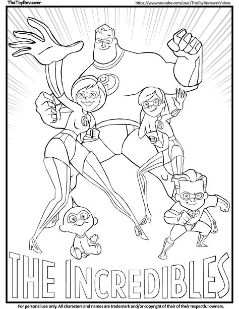 Here Is The The Incredibles 2 Coloring Page Click The Picture To See