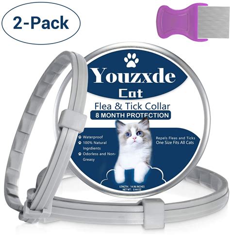 I changed her food to fresh and it went. Waterproof,2 Pack Youzxde Flea and Tick Collar for Cats ...