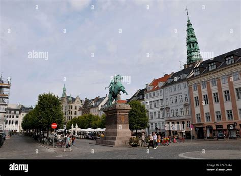 Copenhagen Denmark06 September 2021 Tourism On Hojbrio Polds In