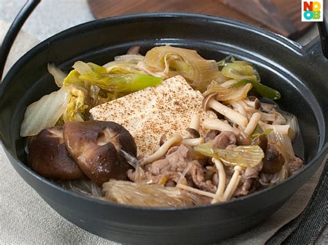 Sukiyaki Recipe Japanese Beef Hot Potすき焼き