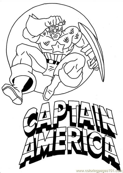 Avengers • marvel fan page. Captain America First Avenger Coloring Pages #08 - http ...