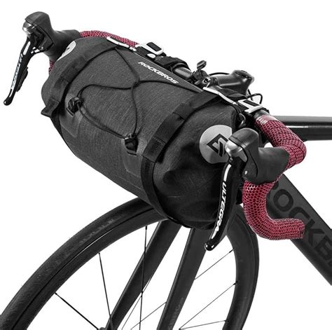 Rock Bros Bikepacking Bike Handlebar Bag Waterproof Large Dry Pack