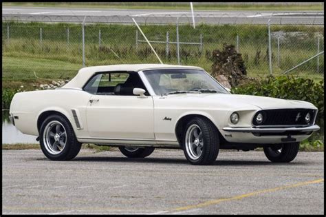 1969 Ford Mustang 47704 Miles White Convertible Automatic For Sale