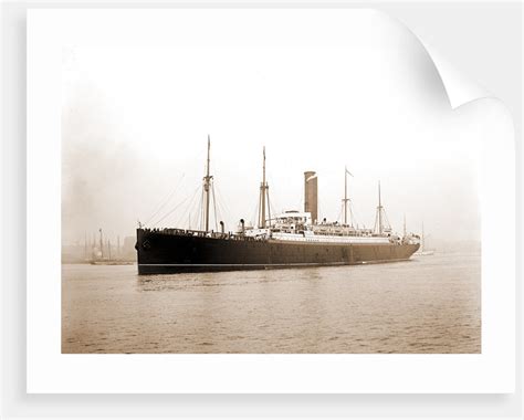 Saxonia Cunard Line Saxonia Steamship 1900 Posters And Prints By