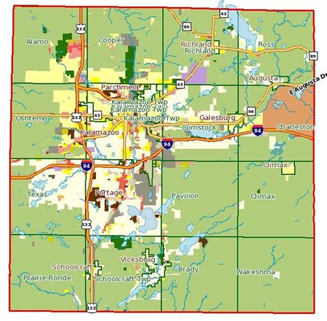 Kalamazoo County Mi Map
