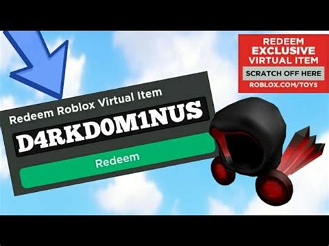💪 enter the combat zone and face off with your friends! Deadly Dark Dominus Roblox Toy Code Redeem Site