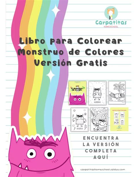 Pdf Gratis Libro Para Pintar Monstruo De Colores 56 Off